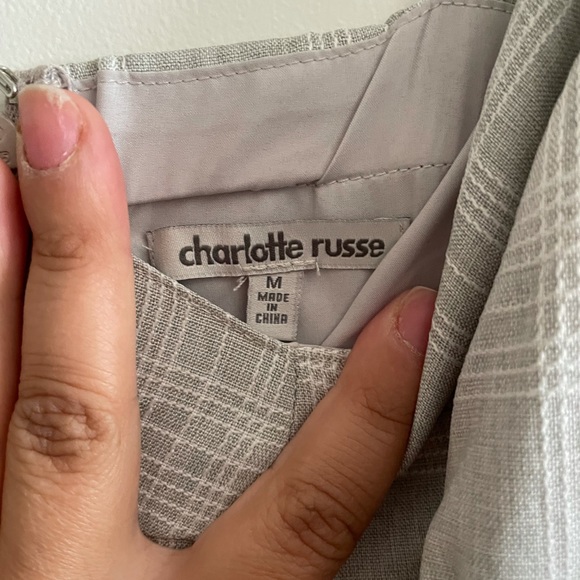 Charlotte Russe Wide Leg plaid jumpsuit - Picture 3 of 3